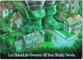 Advertising Postcard HomeLife Realty Green Giant Larger Card - £1.10 GBP