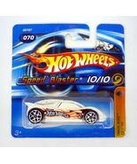 Hot Wheels Speed Blaster #070 Track Aces 10/10 White DieCast Car Short C... - $90.61 MXN