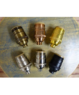 Solid Brass Uno Threaded Keyless Light Socket, Shade Fitter Sold Separat... - $12.95