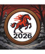 Fire Horse 2026 - Cross stitch pattern - Instant download - $5.00
