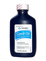 Castor Oil USP 100% Stimulant Laxative 4 FL OZ - For Relief of occasional - $12.44