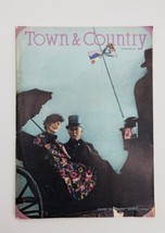 VTG Town &amp; County Magazine April 1936 Couple in a Carriage - £22.65 GBP