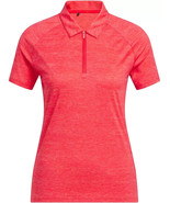 adidas Women Ultimate365 Heathered Twistknit Short Sleeve Golf Polo Cora... - $553.35 MXN