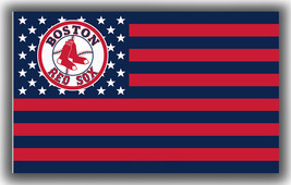 Boston Red Sox Team Baseball Memorable US Flag 90x150cm 3x5ft Fan Super Banner - £10.93 GBP