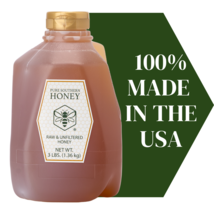 3 lbs. of 100% Raw, Unfiltered &amp; Unheated Georgia Honey, New 2024 CropGa... - $28.04