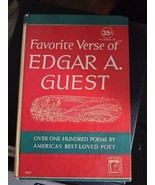 Favorite Verse of Edgar A. Guest 1950 Perma Bound Book  - £11.82 GBP