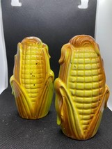 Vintage Ears of Corn with Husks Salt/Pepper Shakers Made in Japan - $14.50