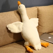 Soft Duck Plush Toys Lovely Lying Goose Duck Plush Mat Pillow Stuffed Animal Cus - £10.35 GBP