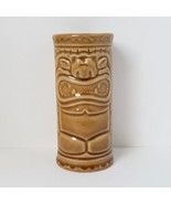 Accoutrements 2001 Ceramic 10 oz. Mustard Yellow Tiki Mug - $17.07