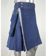 Blue Deluxe Denim Utility Kilt - $1,507.65 MXN+