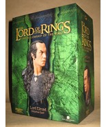 LOTR Sideshow Weta Lord Elrond Polystone 1/4 Scale Bust Statue  Factory ... - £117.72 GBP