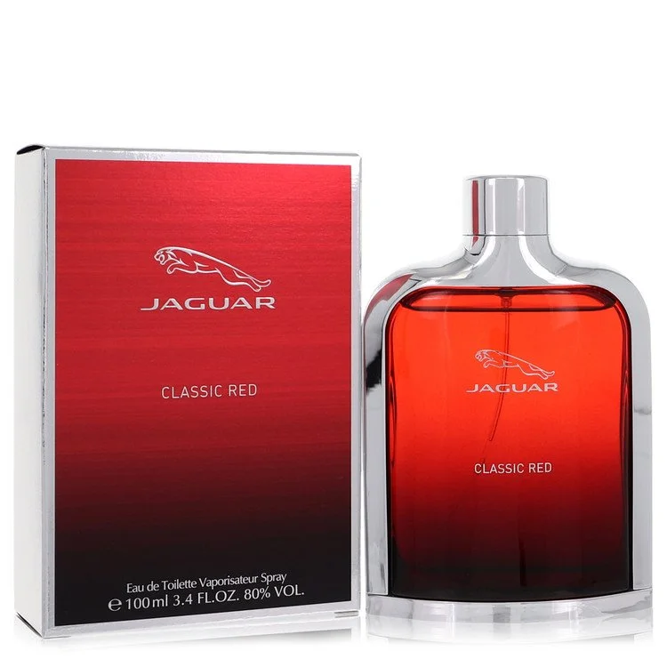 Jaguar Classic Red Cologne Men Perfume Eau de Toilette Spray 3.4 oz  - $10.85