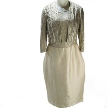 Kay Unger New York Lace Dress &amp; Jacket Set Special Occasion - $53.99