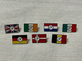 (7) 2017 Eddie Vedder European Tour Flag Pins Enamel England Ireland Pea... - $395.99