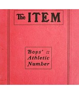 1907 The Item Pasadena High School Monthly Publication PB Booklet Califo... - $39.99