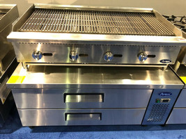 48&quot; RADIANT BROILER ATRC-48 LP GAS W/ 48&quot; 2 DRAWER CHEF BASE MGF-8450 PA... - £3,264.12 GBP