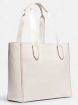 Coach Soft Leather Derby Tote Chalk Ivory White 58660 Gold NWT $350 Retail Price - £106.68 GBP