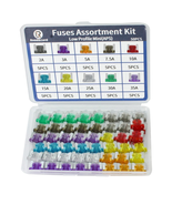 Auto Car Blade Fuses Assortment Kit – 50Pcs Low Profile Mini (2A/3A/5A/7... - £14.06 GBP