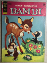 Walt Disney&#39;s BAMBI #2 (fourth printing) Gold Key Comics VG+ - £11.65 GBP