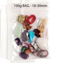 100g Assorted Mixed Bag Tumble Stones | Natural Stones for Crystal Healing - £4.75 GBP