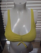 NWT Xhilaration Juniors Swim Top Textured Cinch Front Bralette Bikini Top. AFT28 - £7.91 GBP