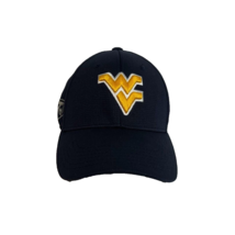 West Virginia Mountaineers Top of the World Stretch Fit Cap Navy Yellow One Size - £7.14 GBP