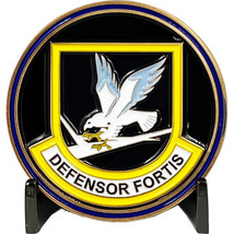 2&quot; AIR FORCE DEFENSOR FORTIS SECURITY FORCES CHALLENGE COIN - £31.46 GBP