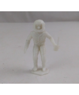 Vintage 1980s White Plastic Space Astronaut With Walkie Talkie 2&quot; Mini F... - $4.94