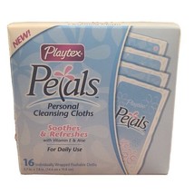 Vintage Playtex Petals Personal Cleansing Cloths Soothes Refreshes Colle... - £18.35 GBP