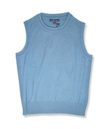 Brooks Brothers Womens Blue Braided Cashmere Sweater Vest, X-Large XL  B... - $162.48 CAD