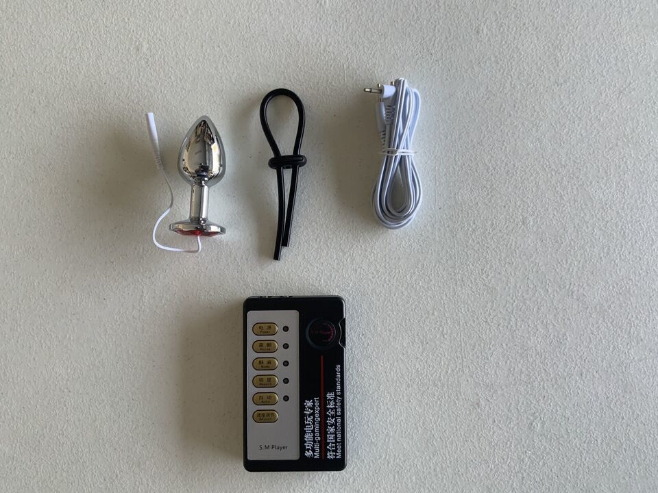 Electric Anal Butt Plug Penis Cock Ring Flirting Shock - $18.52