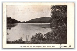 Great Blue Hill Houghton&#39;s Pond Milbury Massachusetts MA 1905 UDB Postcard U1 - £4.89 GBP