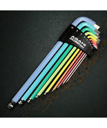 Asahi AQKUS91 Auroline Catcher ball 9pc. Metric ballpoint hex L-wrench set - $1,475.44 MXN