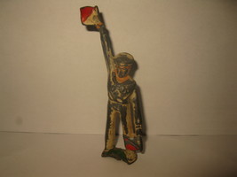 (MX-1) Vintage Die Cast Toy Soldier 5&quot; Figure - Navy / Air Force Flag Ma... - £11.88 GBP