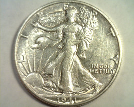 1941-D Walking Liberty Half About Uncirculated Au Nice Original Coin Bobs Coin - £17.38 GBP