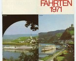 Mosel Fahrten 1971 Passenger Brochure MS Europa Koln Dusseldorfer - $21.75