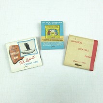 3 Vintage Matchbooks FULL Ted Lewis Washington DC The Brass Rails Detroit Gene&#39;s - £22.41 GBP