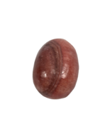 SMALL Bright Maroon Red Polished Stone Easter Egg - $92.11 MXN
