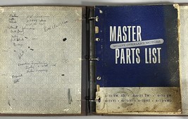 Vintage 1950-1951 Willys Motors Master Parts List Original Book Toledo Ohio - £44.13 GBP