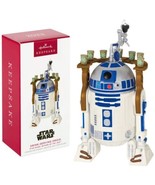 Star Wars R2-D2 Drink Serving Droid Christmas Ornament Hallmark Bartende... - £37.94 GBP