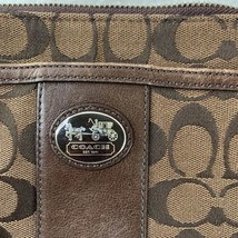 COACH Legacy Signature Stripe Swingpack Crossbody Bag brown on brown - E... - £37.16 GBP