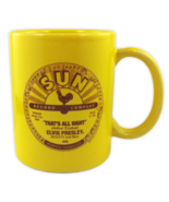 ELVIS Coffee Mug That&#39;s All Right &amp; Blue Moon of Kentucky Label Art Sun ... - £20.45 GBP