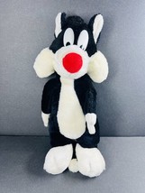 Vintage Warner Bros 15&quot; Sylvester Plush Stuffed Animal Mighty Star Looney Tunes - $14.01