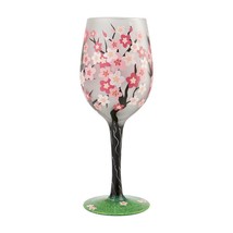 Lolita Wine Glass Cherry Blossom 15 oz 9" High Gift Boxed Collectible 6007483