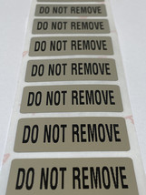 [QTY 100] 1.75 X .75 Inch Tamper Evident Void Chrome Labels DO NOT REMOVE - £8.64 GBP