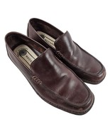 Rockport Mens Shoes Size 10M Brown Leather Loafers Slip On Classic Dress - £20.19 GBP