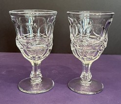 (2) Fostoria Argus Clear 4 7/8” Wine Glasses Henry Ford Museum Stem 2770 Heavy - £11.56 GBP