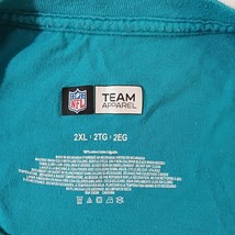 NFL Team Apparel MIAMI DOLPHINS Men's Blue Aqua Short Sleeve Cotton T-Shirt 2XL image 5
