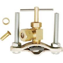 Plumb Pak PP25502LF Saddle Valve 1/4-Inch Od Lead Free For 3/8-Inch-3/4-... - $21.46