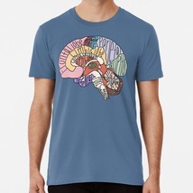 Labeled Brain Anatomy Size S to 5XL Made in the USA T-Shirt - $22.80